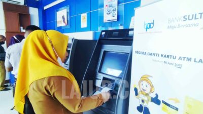 Layanan Anjungan Tunai Mandiri (ATM) Bank Sultra.