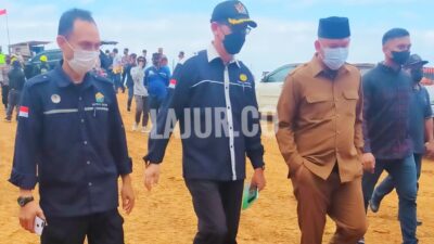 Kegiatan pengawasan lingkungan dipimpin Kepala DLH Sultra, Ansar.