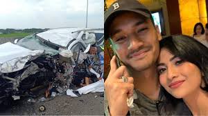 Kecelakaan mobil merenggut nyawa Vanessa dan suami, Rabu (4/11/2021).
